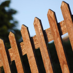 damaged fence