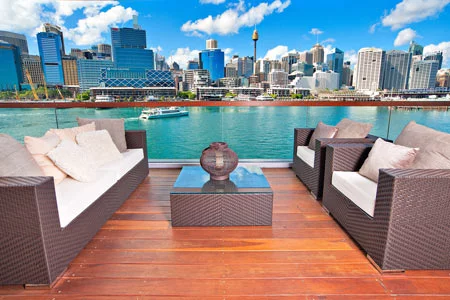 view from Pyrmont apartment