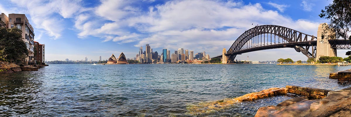 View of the CBD from Milsons Point Rock Pool